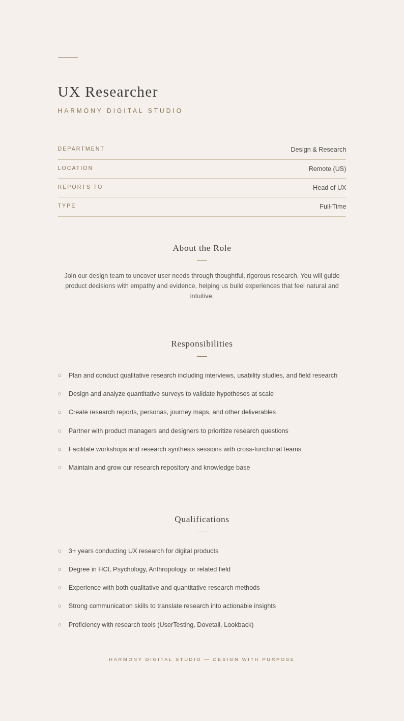 Japandi minimalist job description